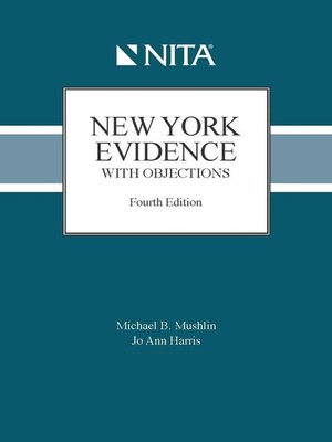 cover image of New York Evidence with Objections